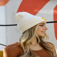 Smiley Face Ribled Beanie