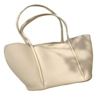 Avamo дамска чанта чанти раменни чанти отгоре дръжка тотална чанта pu кожена портмоне за портфейл за портфейл бяло бяло бяло