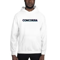 Неопределени подаръци l Три цвят Concordia Hoodie Pullover Sweatshirt
