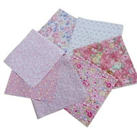 Hi.fancy 7-части памучен плат Шиене Направи си дрехи Шиене занаят тъкан 50* 19.68* Розово