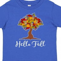 Мастически Деня на благодарността Есента здравей есента на реколта подарък за малко дете или тениска за момиче