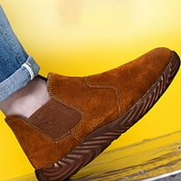 Quealent Възрастни мъже обувки Upland Lonting Boots Europe и САЩ и външната търговия на САЩ за дебели с кръгли ботуши на коляното жълто 9.5