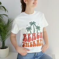 Плажна терапия, летно тематична, полова неутрална графична тениска