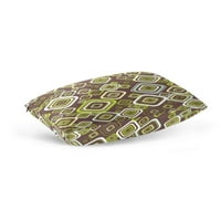 Поп създаване Зелени квадратчета Хвърлете калъф за възглавница Vintage Cushion Cover