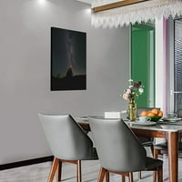 Комплект панел Canvas Wall Art без рамки, звездна нощ опъната снимка на стената Модерен декор за хол, спалня, офис