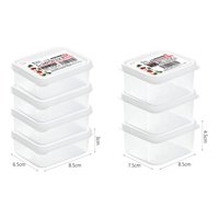DeYuer Set 100 200ml контейнер за съхранение на храна с хладилник за съхранение на капак за съхранение на хранителни плодове BO домакински консумативи, a
