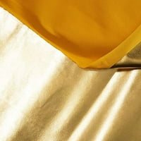 Fabricla Metallic Foil Lame Spande - 4 -посочен разтягащ се плат, 60 широк от двора - танцово облекло, костюми и декорация